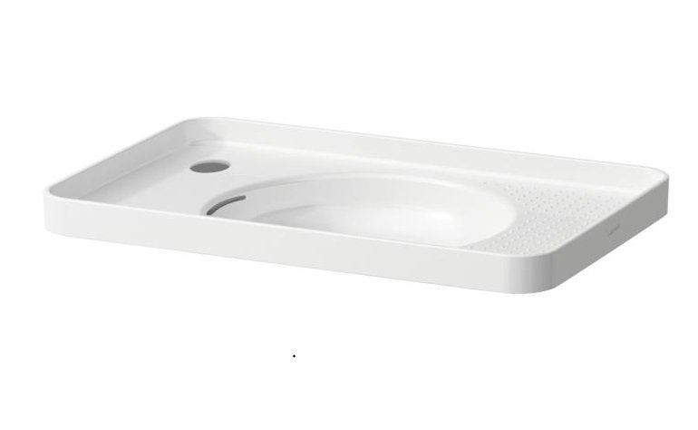 Раковина для ванной Laufen Val 55х36 см с 1 отверстием слева керамика белый с покрытием LCC H8172814001051