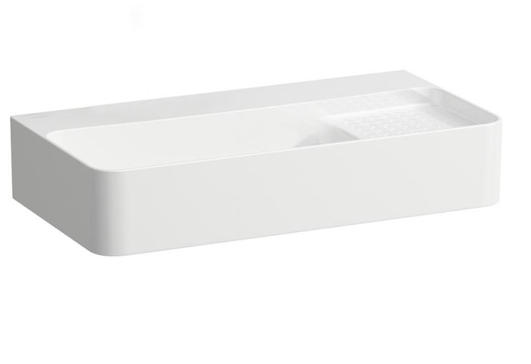 Раковина для ванной Laufen Val 60х31 см без отверстий без перелива шлифованная керамика белый матовый H8172857571421