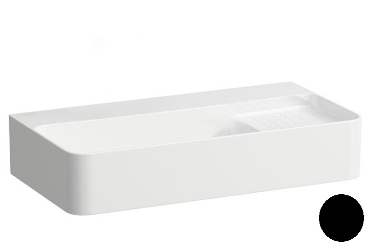 Раковина для ванної Laufen Val 60х31 см без отворів шліфована кераміка чорний матовий H8172857161091