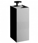 Раковина для ванной Laufen Kartell 37,5х43,5 см напольная с 1 отверстием керамика графит матовый H8113317581111