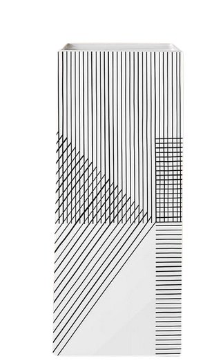 Раковина для ванної Laufen Kartell 37,5х43,5 см напольна без отворів кераміка сірий з лінійним декором H811331D011121