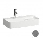 Раковина для ванної Laufen Val 60х31 см з 1 отвором без переливу шліфована кераміка графіт матовий H8172857581111