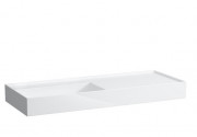 Раковина для ванной Laufen Kartell 120х46 см полка справа без отверстий керамика белый с покрытием LCC H8133324001121
