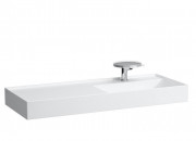 Раковина для ванной Laufen Kartell 120х46 см полка слева c 1 отверстием керамика белый матовый H8133337571111