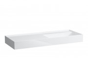 Раковина для ванной Laufen Kartell 120х46 см полка слева без отверстий керамика белый H8133330001121