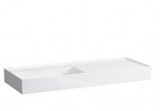 Раковина для ванної Laufen Kartell 120х46 см полиця праворуч без отворів білий кераміка H8133320001121