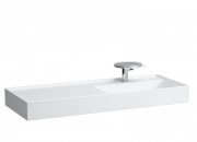 Раковина для ванной Laufen Kartell 120х46 см полка слева c 1 отверстием керамика белый матовый H8133337571111