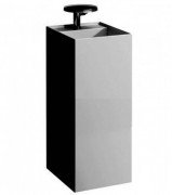 Раковина для ванной Laufen Kartell 37,5х43,5 см напольная с 2 отверстиями керамика графит матовый H8113317588151