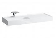 Раковина для ванної Laufen Kartell 120х46 см полиця праворуч з 1 отвором кераміка білий H8133320001111