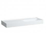 Раковина для ванной Laufen Kartell 120х46 см полка слева без отверстий керамика белый матовый H8133337571121