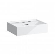 Раковина для ванной Laufen Kartell 45х34 см с 3 отверстиями шлифованная керамика белый матовый H8183307571081