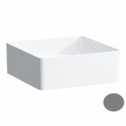 Раковина для ванной Laufen Living 36х36 см керамика графит матовый H8114337581121