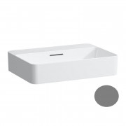 Раковина для ванной Laufen Val 55х40 см без отверстий керамика графит матовый H8122847581091