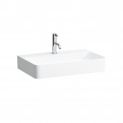 Раковина для ванной Laufen Val 55х40 см с 1 отверстием без перелива керамика белый с покрытием LCC H8122844001111