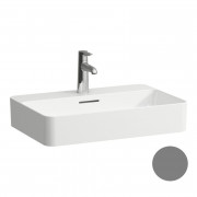 Раковина для ванной Laufen Val 60х40 см с 1 отверстием керамика графит матовый H8122857581041