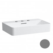 Раковина для ванной Laufen Val 60х40 см с 3 отверстиями керамика графит матовый H8122857581081