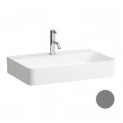 Раковина для ванной Laufen Val 55х40 см с 1 отверстием без перелива керамика графит матовый H8122847581111