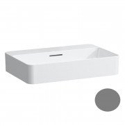 Раковина для ванної Laufen Val 60х40 см без отворів під змішувач кераміка графіт матовий H8122857581091