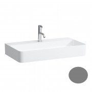 Раковина для ванної Laufen Val 60х40 см з 1 отвором без переливу кераміка графіт матовий H8122857581111