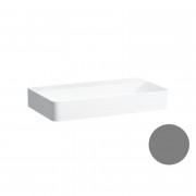 Раковина для ванної Laufen Val 60х40 см без отворів без переливу кераміка графіт матовий H8122857581121