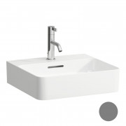 Раковина для ванной Laufen Val 45х42 см с 1 отверстием керамика графит матовый H8152817581041