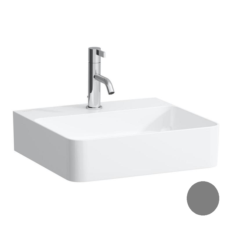 Раковина для ванной Laufen Val 45х42 см с 1 отверстием без перелива керамика графит матовый H8152817581111