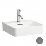 Раковина для ванної Laufen Val 45х42 см з 1 отвором графіт матовий H8152817581041
