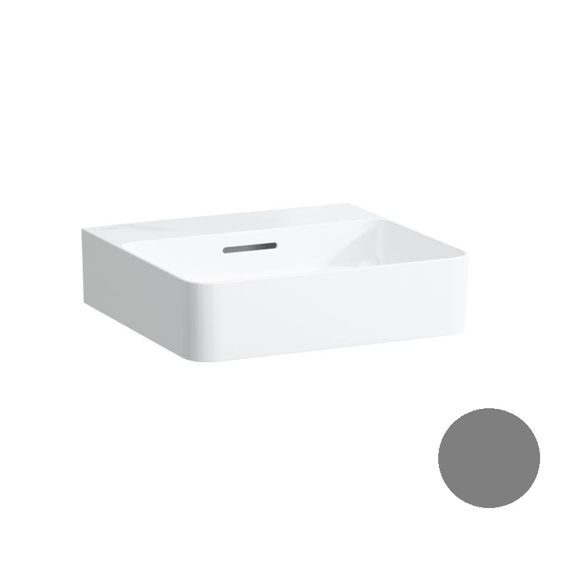 Раковина для ванной Laufen Val 45х42 см без отверстий керамика графит матовый H8152817581091