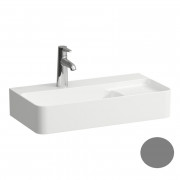 Раковина для ванной Laufen Val 60х31 см с 1 отверстием и полкой справа керамика графит матовый H8152857581041