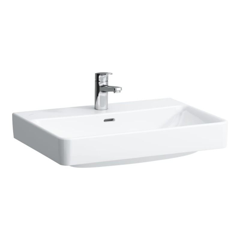 Раковина для ванной Laufen Pro S 65х46,5 см с 1 отверстием шлифованная керамика белый с покрытием LCC H8169644001041
