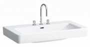 Раковина для ванної Laufen Pro S 85х46,5 см з 3 отворами шліфована кераміка білий H8169650001081