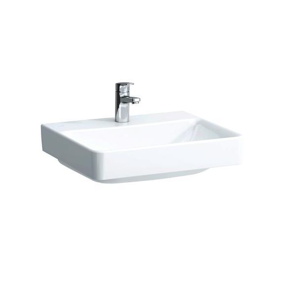 Раковина для ванной Laufen Pro S 60х46,5 см с 1 отверстием без перелива шлифованная керамика белый с покрытием LCC H8169634001561