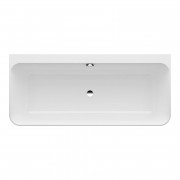 Ванна Laufen Linden 180х80 см пристенная искусственный камень Marbond белый H2209470000001