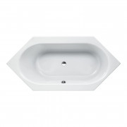 Ванна акриловая Laufen Solutions 190х90 см встраиваемая шестиугольная белый H2255200000001