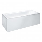 Ванна акриловая Laufen Solutions 170х75 см угловая правая с панелью прямоугольная белый H2235350000001