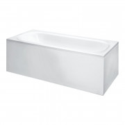 Ванна акриловая Laufen Solutions 180х80 см угловая левая с панелью прямоугольная белый H2245060000001