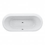 Ванна акриловая Laufen Solutions 180х80 см встраиваемая овальная белый H2245110000001