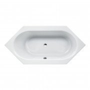 Ванна акрилова Laufen Solutions 190х90 см вбудована шестикутна білий H2255200000001