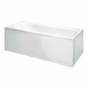 Ванна акрилова Laufen Solutions 170х75 см кутова ліва з прямокутною панеллю білий H2235360000001