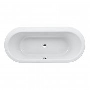 Ванна акрилова Laufen Solutions 180х80 см вбудована овальна білий H2245100000001