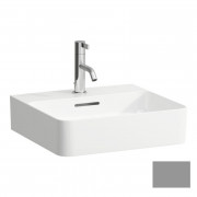 Раковина для ванной Laufen Val 45х42 см с 1 отверстием шлифованная керамика графит матовый H8162807581041