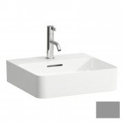 Раковина для ванной Laufen Val 45х42 см с 1 отверстием шлифованная керамика графит матовый H8162807581041