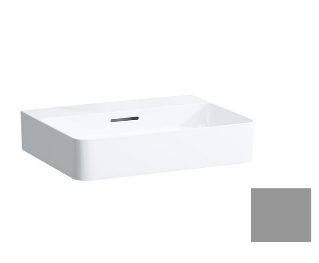 Раковина для ванної Laufen Val 60х42 см без отворів шліфована кераміка графіт матовий H8162837581091