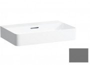 Раковина для ванной Laufen Val 65х42 см без отверстий шлифованная керамика графит матовый H8162847581091