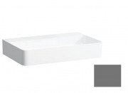 Раковина для ванной Laufen Val 65х42 см без отверстий без перелива шлифованная керамика графит матовый H8162847581121