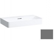 Раковина для ванной Laufen Val 75х42 см без отверстий шлифованная керамика графит матовый H8162857581091