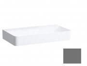 Раковина для ванної Laufen Val 75х42 см без отворів без переливу шліфована кераміка графіт матовий H8162857581121