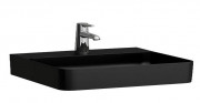 Раковина для ванной Laufen Val 95х42 см с 1 отверстием без перелива шлифованная керамика черный матовый H8162877161111