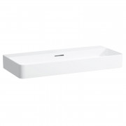 Раковина для ванной Laufen Val 95х42 см без отверстий шлифованная керамика белый матовый H8162877571091