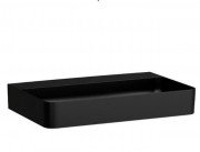 Раковина для ванной Laufen Val 95х42 см без отверстий без перелива шлифованная керамика черный матовый H8162877161121